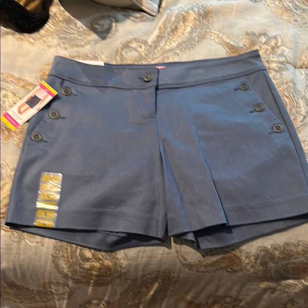 Isaac Mizrahi Blue Skorts Tailored Design